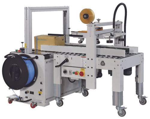 Automatic Taping and Strapping Machine (Combo)