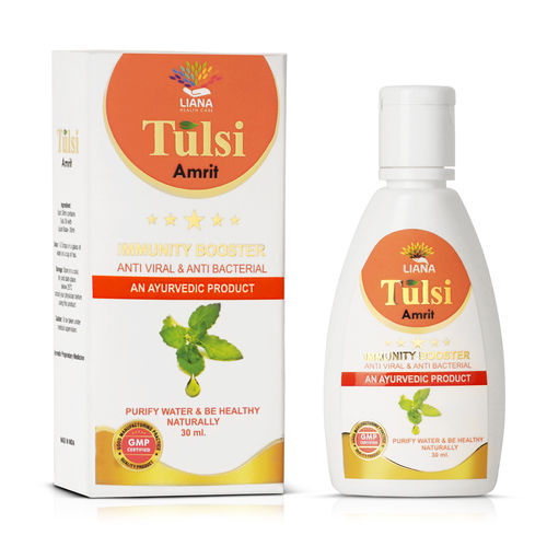 GMP Certified Anti Viral and Anti Bacterial Panch Tulsi Amrit Drops 30ml