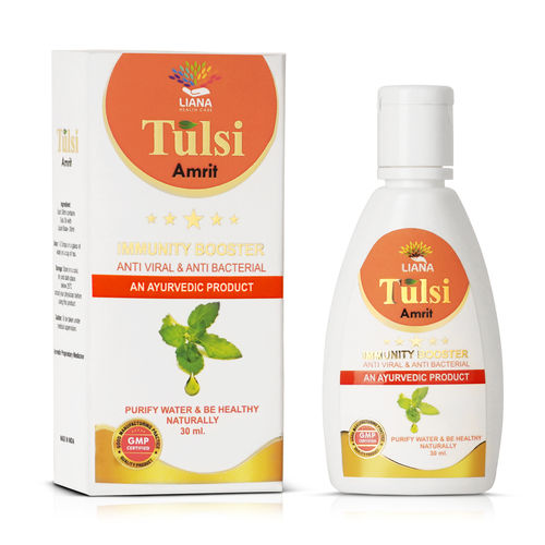 Syrup Gmp Certified Anti Viral And Anti Bacterial Panch Tulsi Amrit Drops, 30Ml