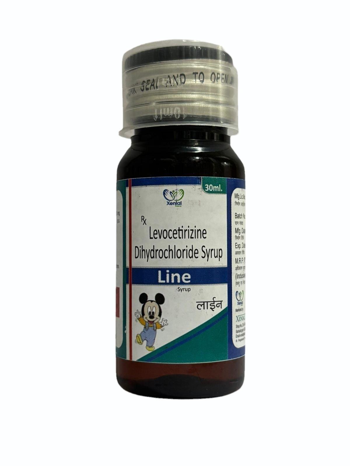 Levocetirizine Dihydrochloride Syrup - 30 Ml Liquid, Effective Allergy Relief For Children | Blocks Histamine, Relieves Itching And Hives, Safe And Effective Packaging
