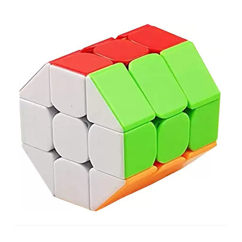3X3 Stickerless Barrel Speed Cube - Age Group: 3+ Years