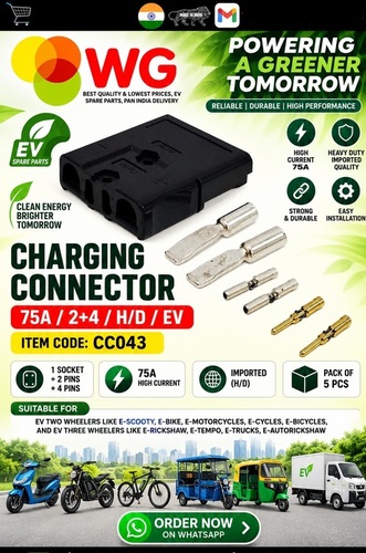 Charging Connector 75A 2+4 Hd Ev - Feature: Weather Resistant