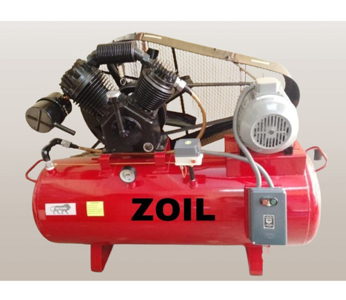 Two Stage Reciprocating Air Compressor Model Wv-0.67/12.5 - Color: Red
