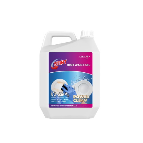 Stint Dish Wash Gel 5 Ltr - Color: Yellow