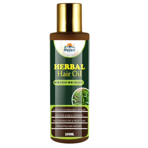 Herbal Hair Oil 100Ml - Age Group: All Ages