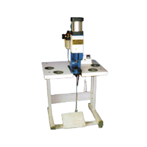 Semi Automatic Button Attaching Machine - Color: White