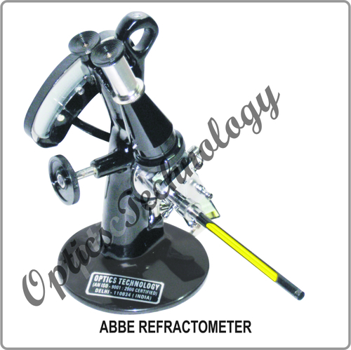 Abbe Refractometer - Measurement Range nD 1.3000 to 1.7000 | Water Jacketed Prism Box, Accurate Indices of Refraction Measurement, Sugar Concentration Analysis