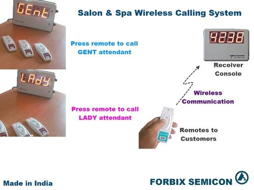 Salon and Spa Wireless Calling System