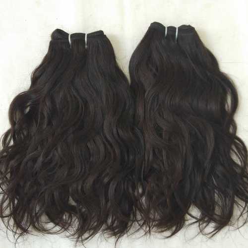 Natural Color Remy Virgin Natural Wave Hair With 8 To 32 Inches Length Application: Profesional