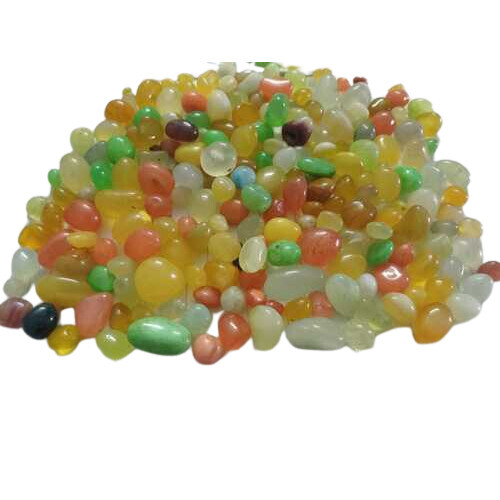 High Quality Polished Decorative Tumble Onyx Pebbles Stone - Color: Mix