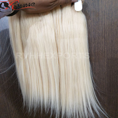 Weaving Natural Remy Blonde Indian Human Hair Extension