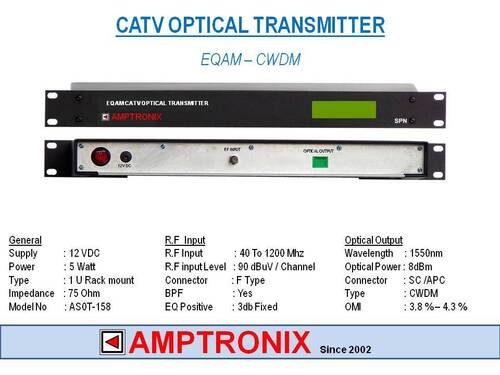 Catv हेड एंड स्प्लिटर आयाम (L* W* H): 19 X 6 X 2 इंच (इंच)
