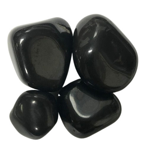 Jet Black Decorative Agate Pebbles  - Artificial Stone Type: Solid Surface