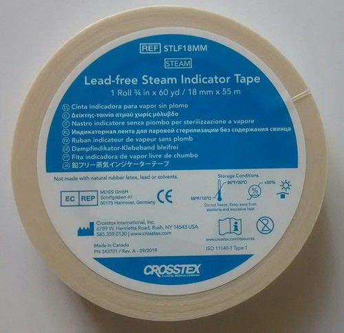 Autoclave Tape - Lead Free Steam Indicator Tape STLF18mm