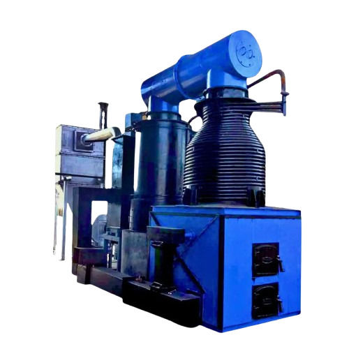 Wood Thermic Fluid Heater - Color: Blue & Black