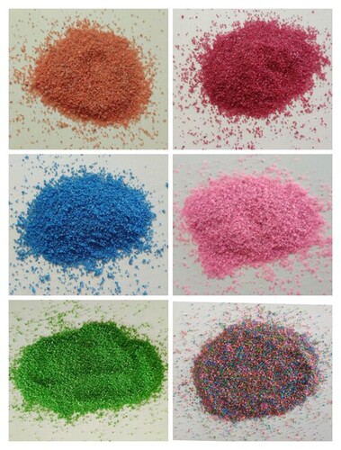 Color Coated Silica Sand With Fine Mesh Size