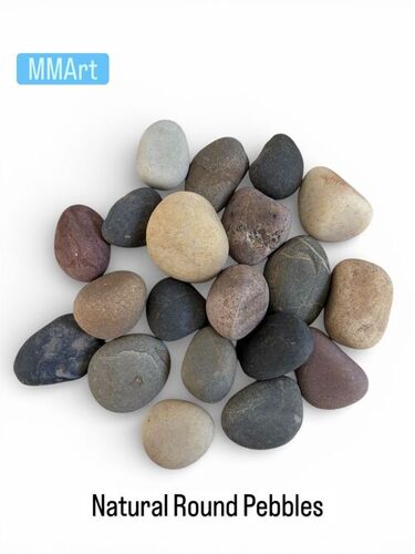 Polished Landscaping Stone Tumbled White Black Brown mix pebbles Stone Pebbles - Artificial Stone Type: Solid Surface