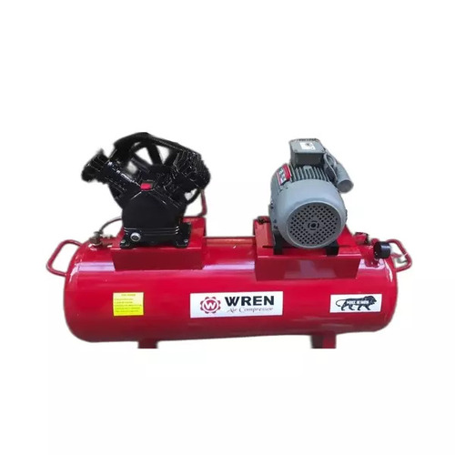 Two Stage Air Compressors - High Grade Iron Crankcase, Dark Grey Finish, Reciprocating Type, High Efficiency Valves, Balanced Crankshaft Operation