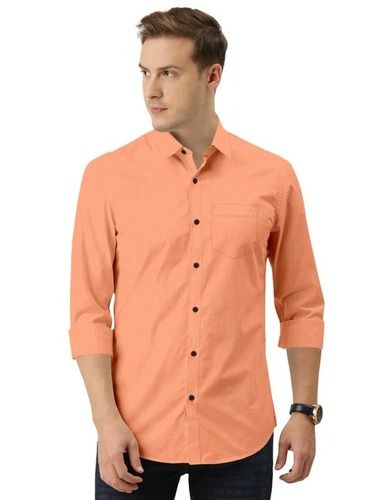 Mens Full Sleeves Cotton Plain Shirts