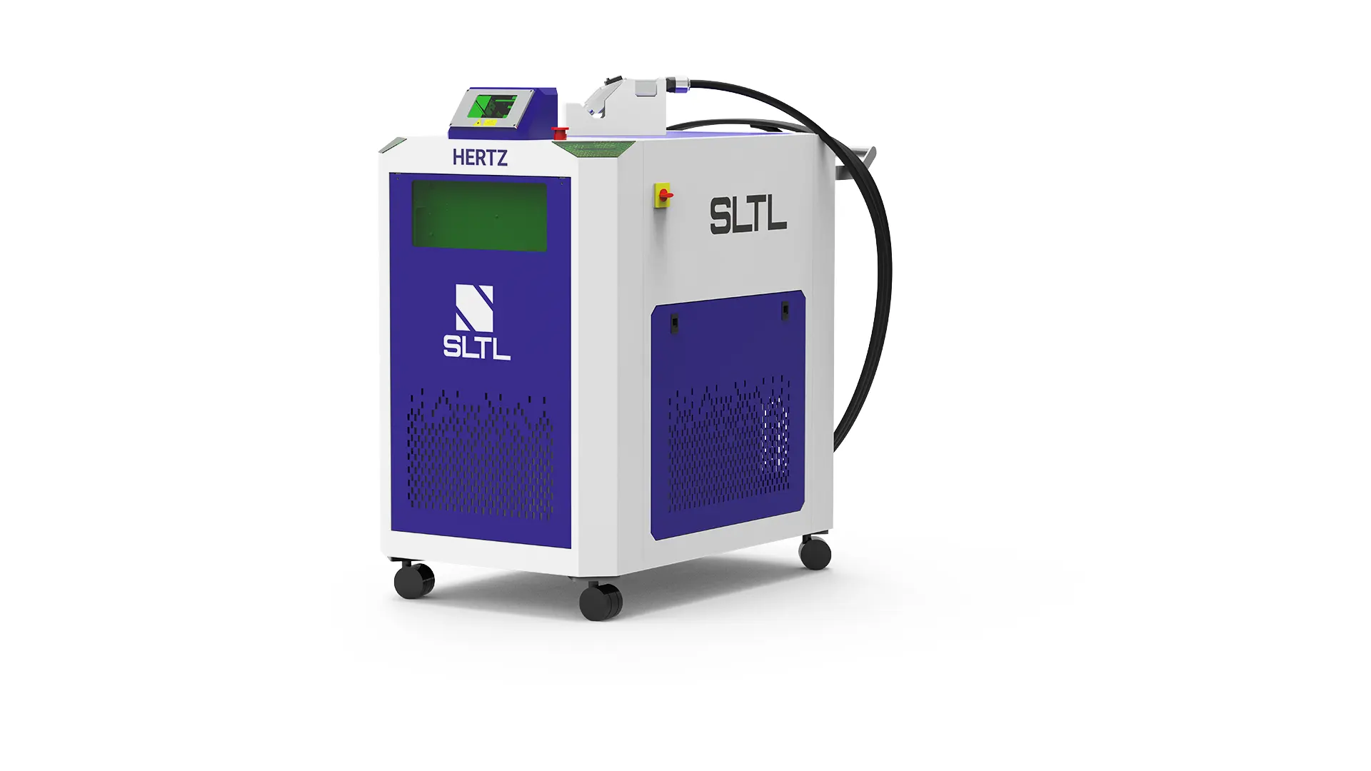Hertz Laser Welding Machine - 2kw Continuous Wave, 1180x665x1100mm Dimensions, Semi-automatic Use, Optional Wire Feeder & Wobbling Head, >30% Efficiency, 5khz Emission Modulation