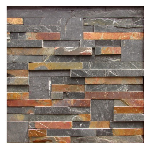 Jack Multi Natural Slate Stone Wall Cladding - Dimension (L*W*H): 150X600 Millimeter (Mm)