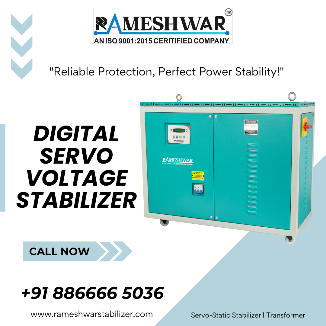 3 Phase Servo Controlled Voltage Stabilizer - Design: Moden