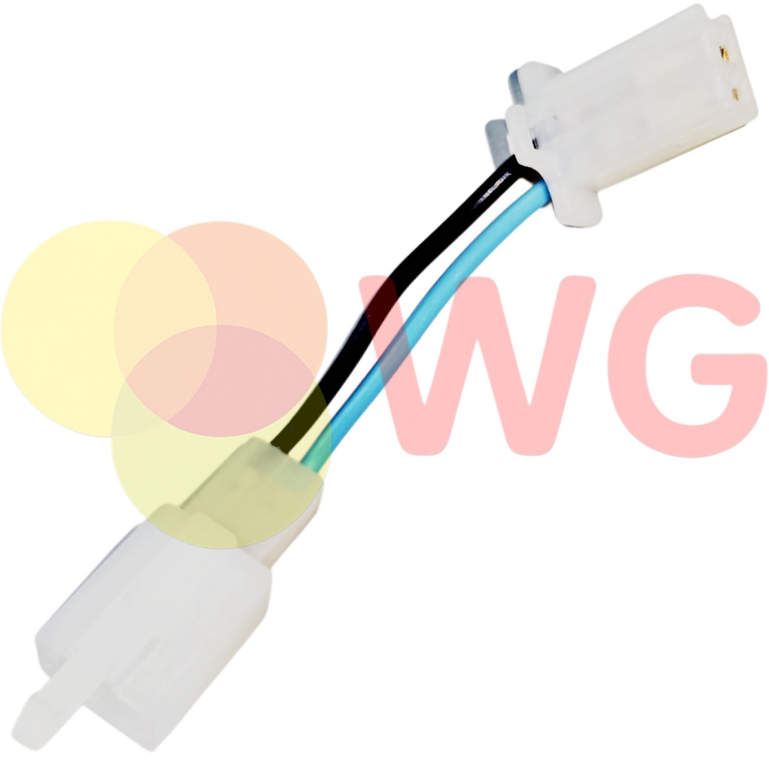 E-Scooty 2-Pin Male To Female Throttle Converter - Color: Multicolor