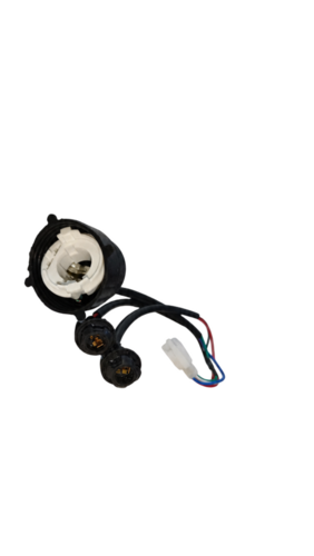 LIGHT HOLDER / HEADLIGHT ASSY. / E-SCOOTY - PVC, Pack of 10, Black | Durable Plastic Housing, Vibration-Resistant Design, Weather-Resistant Material