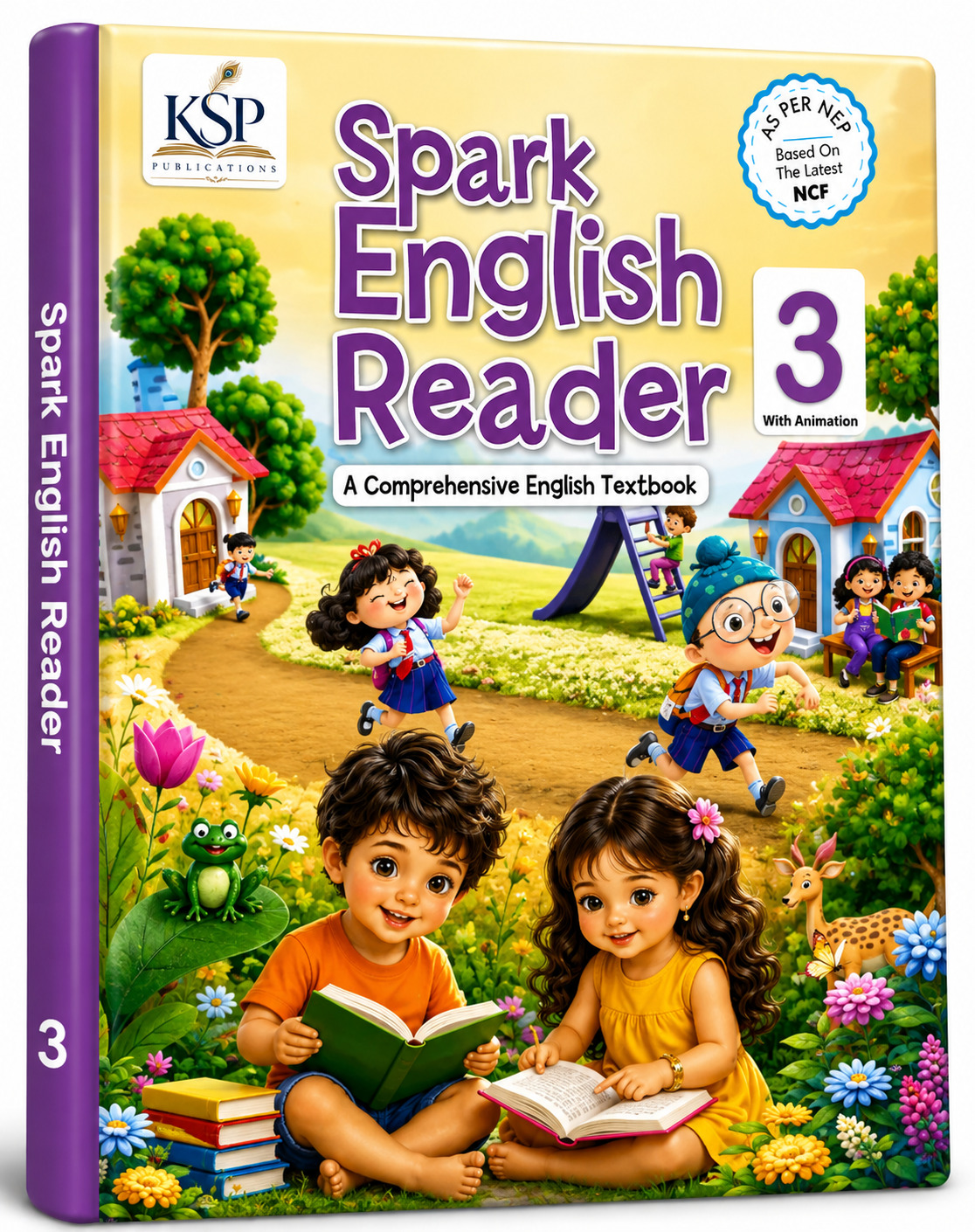Class 3 Spark English Reader Book - Audience: Children