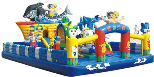 Commercial Inflatable Bouncy Castle - Color: Blue