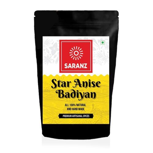 Black Pouch A Grade 100% Natural And Hand Made Pure Fresh Saranz Star Anise/Badiyan