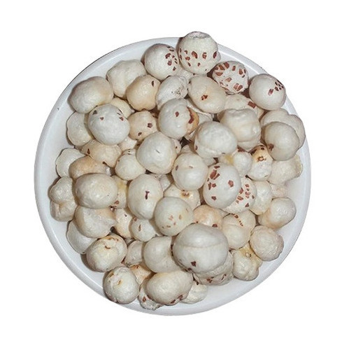 B Grade Makhana - 16mm to 20mm Size | Organic Cream and White Color Ideal for Snacks and Traditional Recipes Fresh Texture