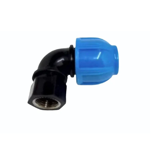 Blue Mdpe Pipes Fitting Female Elbow - Diameter: 1/2 Inch (In)
