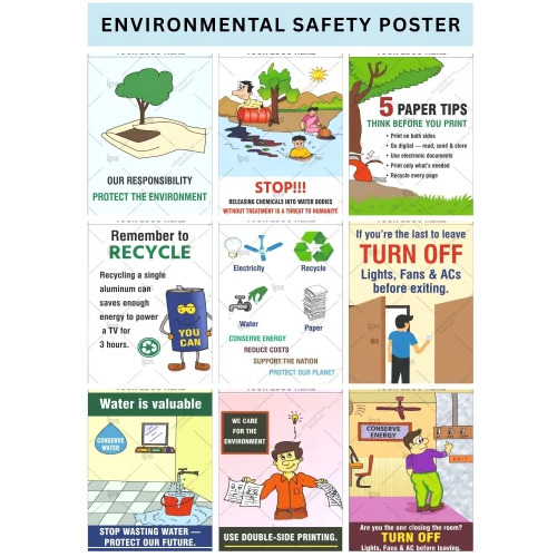Environmental Safety & Sustainability Posters - Coating Type: Lamination