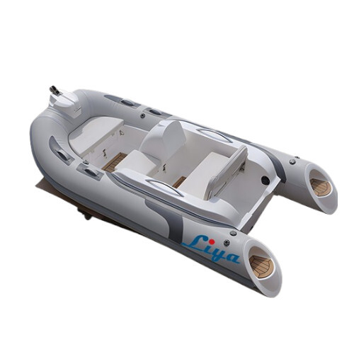 Liya Inflatable Boat - ORCA Hypalon or PVC, 3.3m Length x 1.74m Width | 5-Person Capacity, Fiberglass Floor, 30HP Max Power