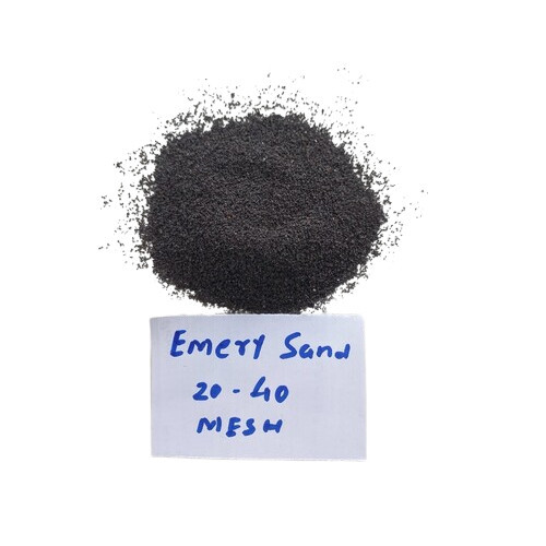 Natural Stone Black Marble And Granite Emery Sand And Powder For