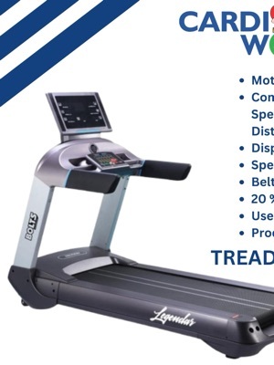 Strong Cardioworld Commercial Treadmill Hummer