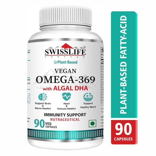 Swisslife Forever Vegan Omega 369 For Heart And Immune Health - Best Before: 18 Months
