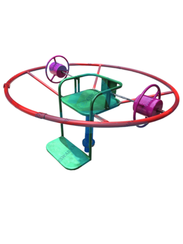 Science Park Angular Momentum - Powder-Coated Steel, Red and Green | Educational, Durable, Weather Resistant, Interactive Learning