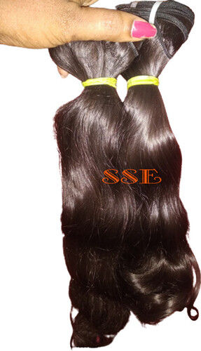 Dark Brown Human Hair Extensions With 2 Years Of Warranty Application: Profesional