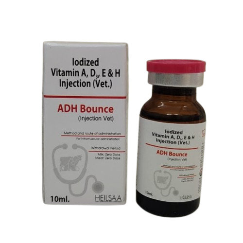 Adh Bounce (Iodized Vitamin A D3 E & H Veterinary Injection)