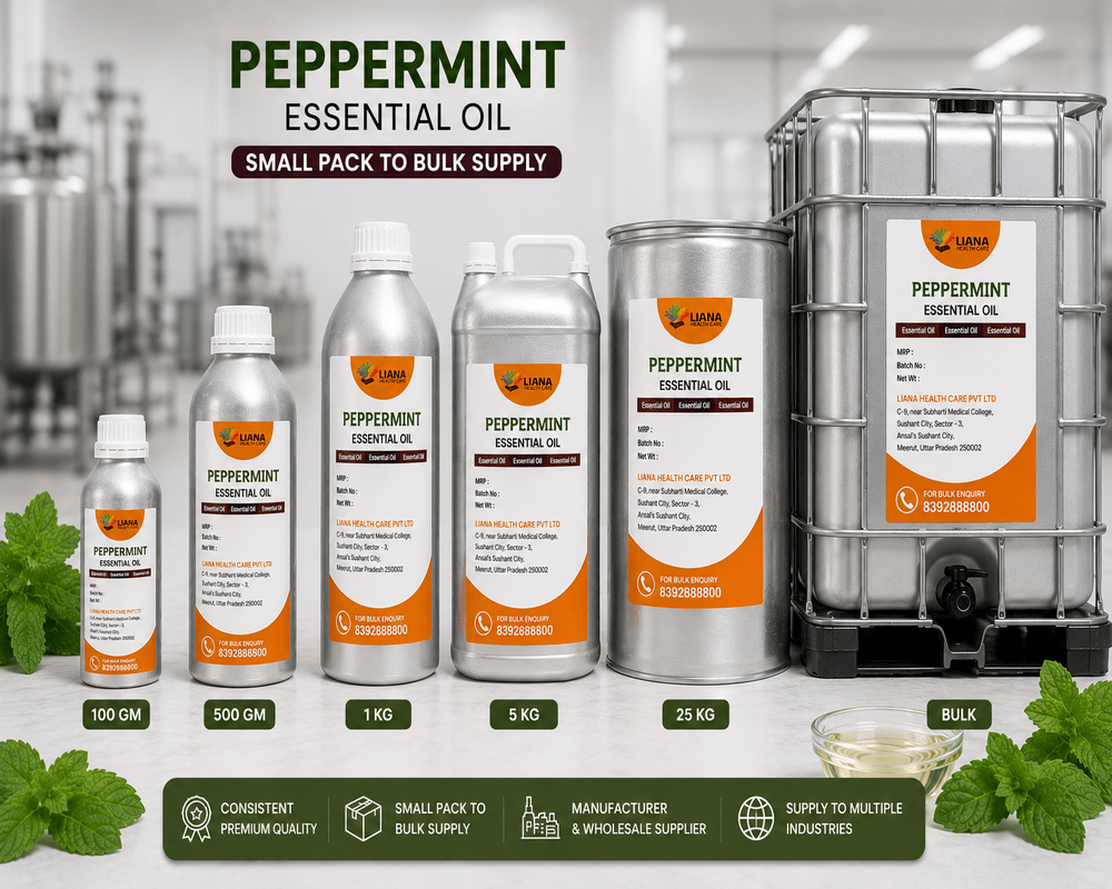 Peppermint Essential Oil - Purity: 100%