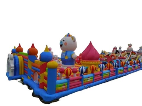 Outdoor Inflatable Castle - Material: Pvc