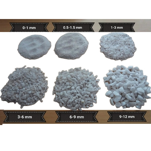 Marble Chips - 1-3mm, 3-6mm, 6-9mm Sizes | Premium Quality Crushed White, Pink, Red, Green, Grey, and Yellow Natural Stone, Polished Finish for Aquariums, Landscaping, and Decorative Applications