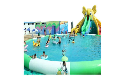 Commercial Inflatable Bounce House Big Water Park Slide