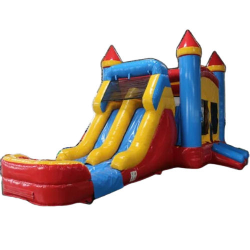 Backyard Inflatable Bouncy Castle With Slide - Suitable For: Children