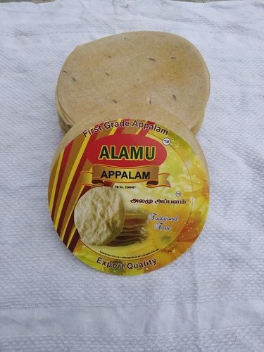 Rich Taste Plain Papad Additives: No Additives