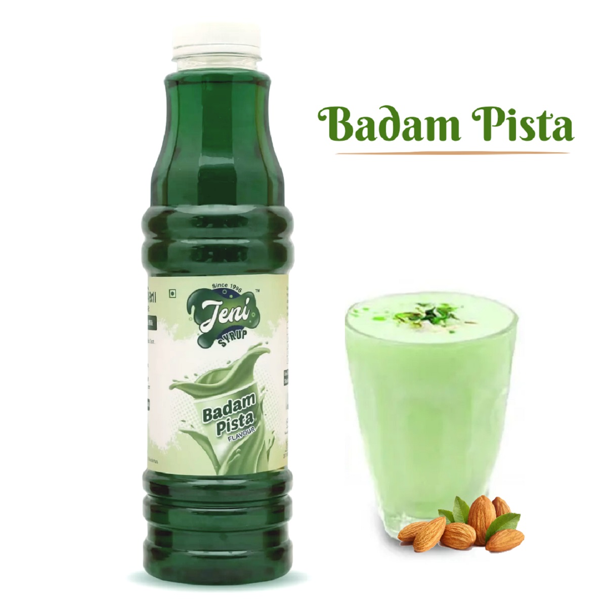 Badam Pista (Almond) Sharbat Syrup 700 Ml - Physical Form: Liquid