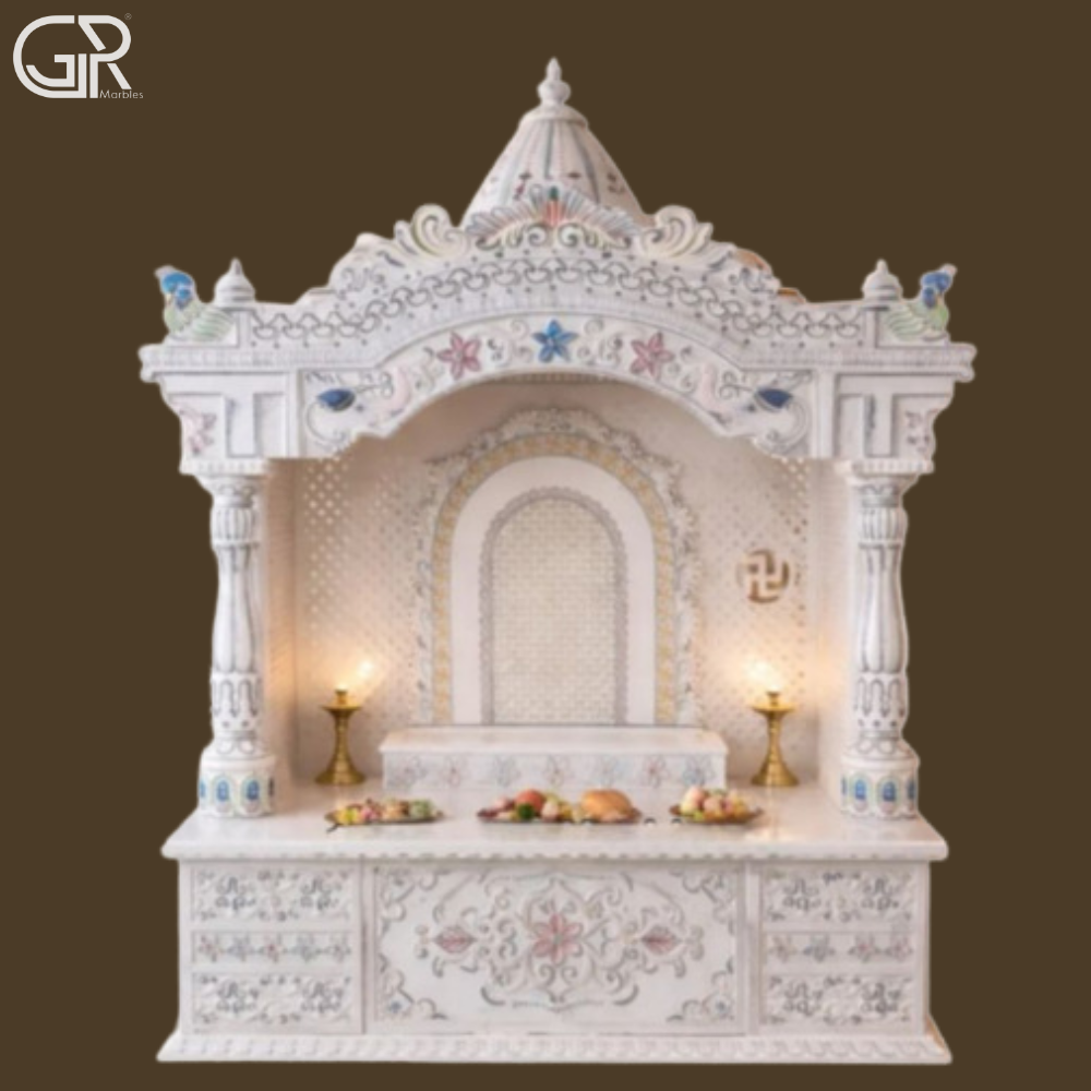 Marble Temple - Color: White