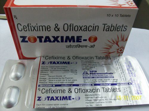 Cefixime And Ofloxacin Tablets (Zotaxime-o)